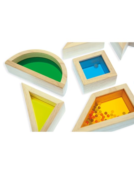 Puzle translúcid de formes