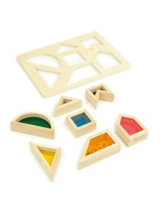 Puzle translúcido de formas 2