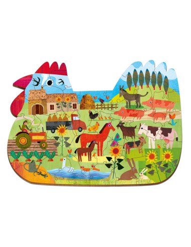 Woody Puzzle - La Granja