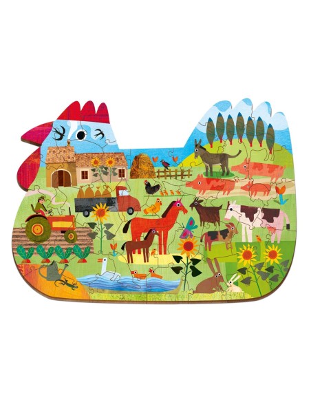 Woody Puzzle - La Granja