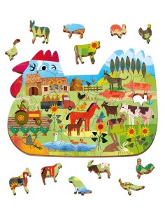 Woody Puzzle - La Granja 2