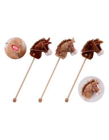 Cavall de pal amb so i rodes