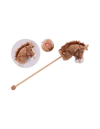 Cavall de pal amb so i rodes