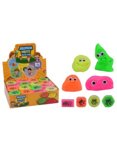 Plastilina saltadora con ojos