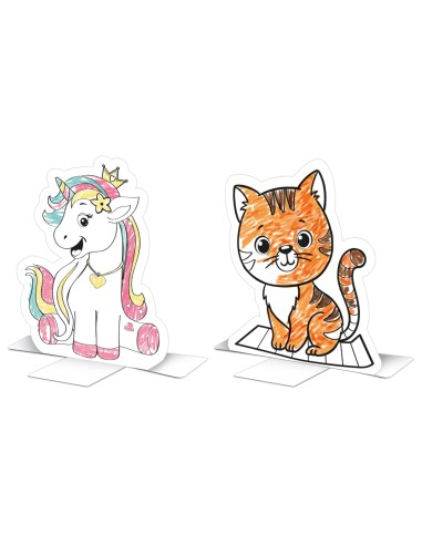 Dibujos con punzón - 12 uds.