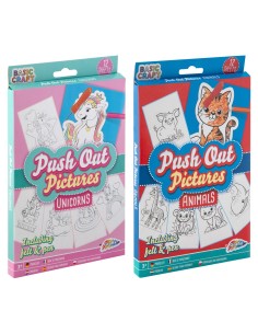 Dibujos con punzón - 12 uds.