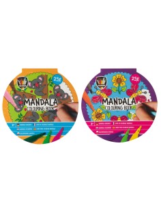 Pintar mandalas - 25 pzs.