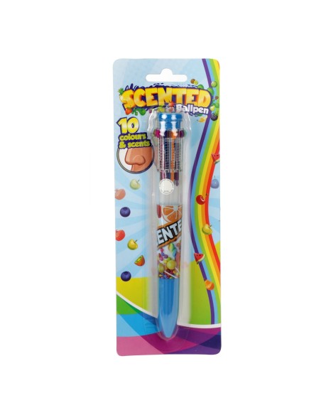 Bolígrafo de 10 colores con aroma
