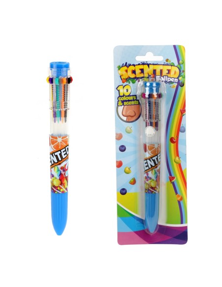 Bolígrafo de 10 colores con aroma