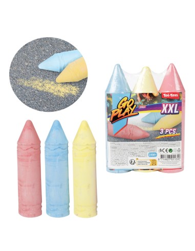 Tizas XXL - 3 colores