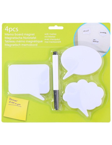 3 cuadernos de notas magnéticas con rotulador