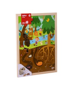 Puzle de madera El Bosque -...