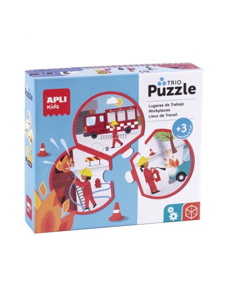 Puzle Trio Professions - 24 peces