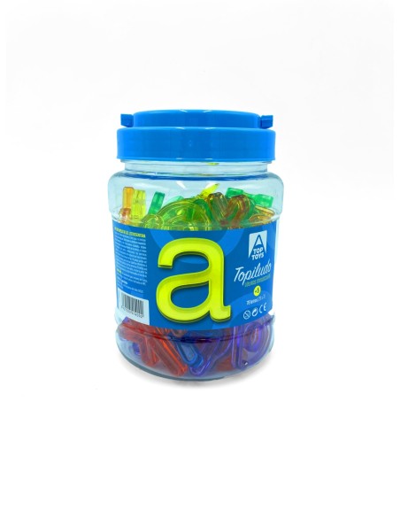 Letras minúsculas translúcidas - 78 piezas