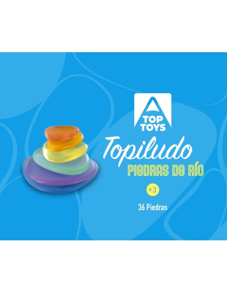 Pedres de riu translúcides - 36 peces