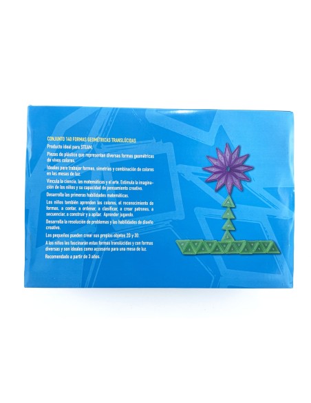 Formas geométricas translúcidas - 6 piezas