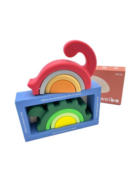 Dino Rosa - Joguina apilable