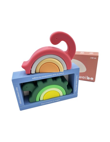 Dino Green - Joguina apilable