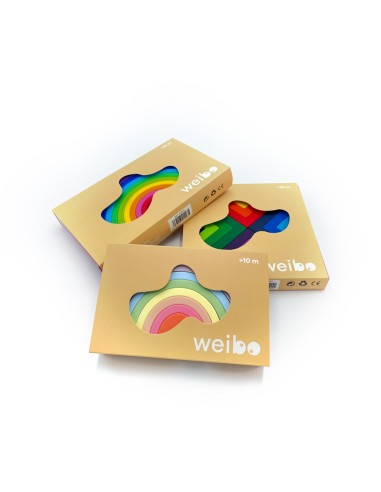 Nature Rainbow Pastel - Joguina apilable