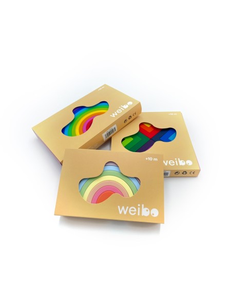 Nature Rainbow Pastel - Joguina apilable