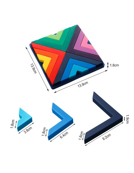 Rainbow Puzzle - Joguina encaixable