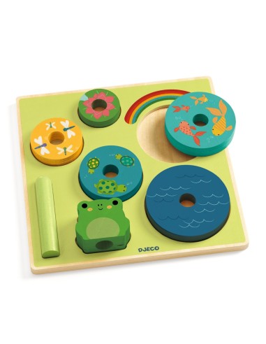 Encaixable Puzz & Stack Rainbow