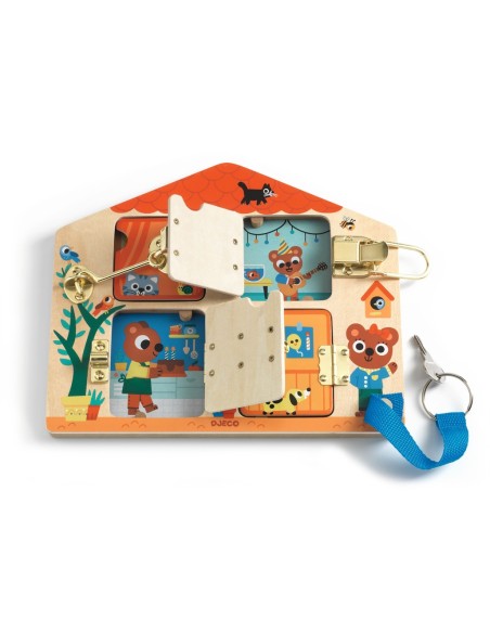 Cabanalock - Casita con cerraduras de madera