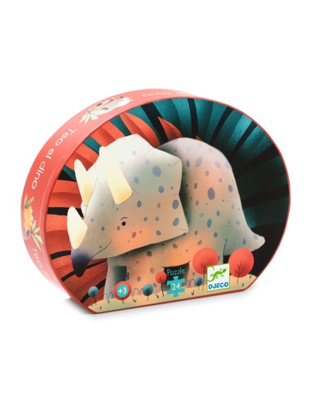 Téo El Dinosaure - Puzle Silueta