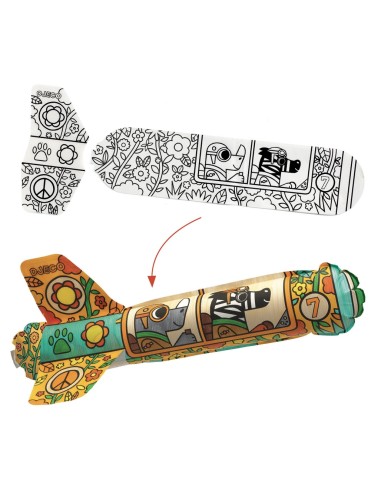 Manualidad DIY - Aviones para pintar