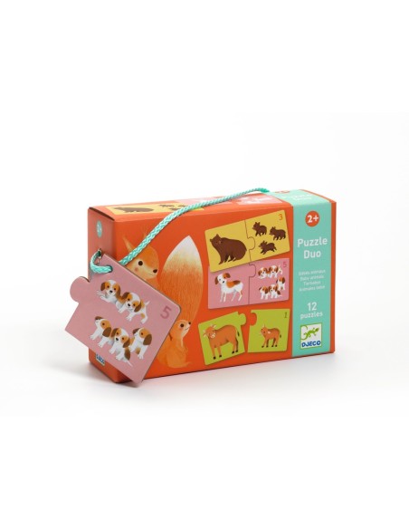 Puzzle Duo - Animals bebè