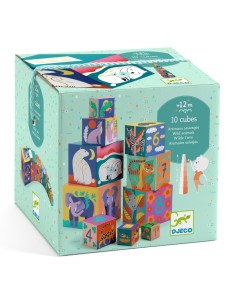 10 cubos animales salvajes...