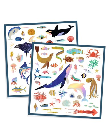 Stickers metal·litzats Oceà - 160 uni.