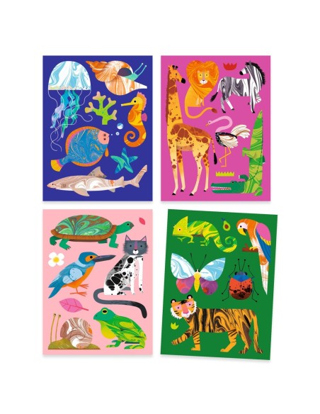 Manualidad - Papel marmoleado