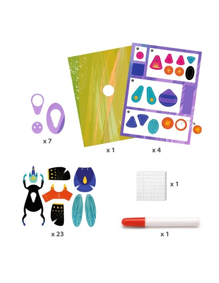 Quadres en 3D - Insectes de paper