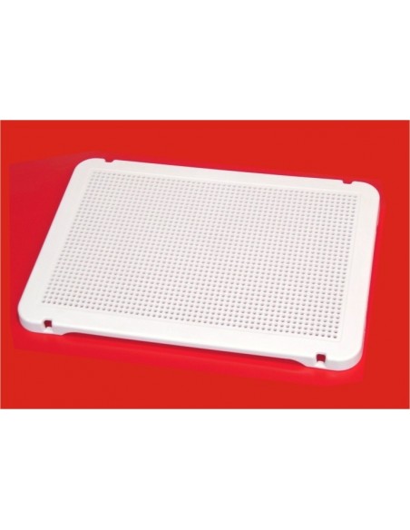 Placa blanca para pinchos