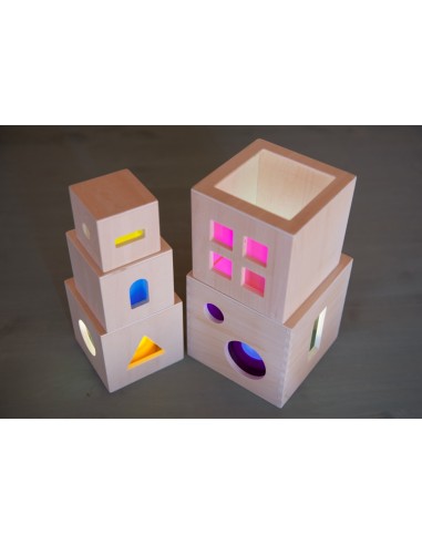 Cubs apilables translúcids