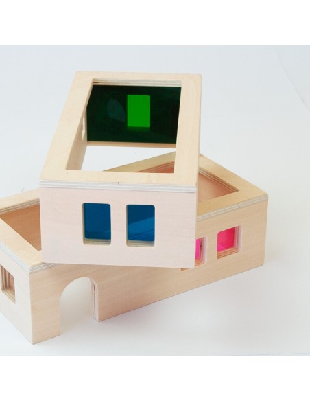 Poble apilable translúcid