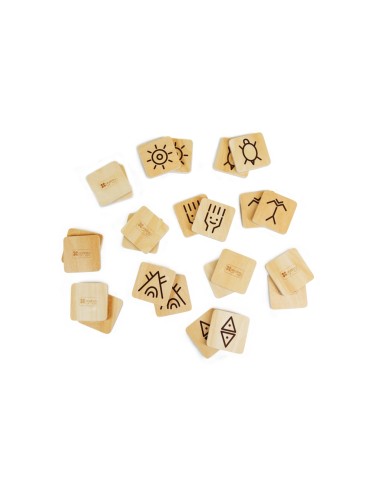 Juego de memoria con dibujos ancestrales