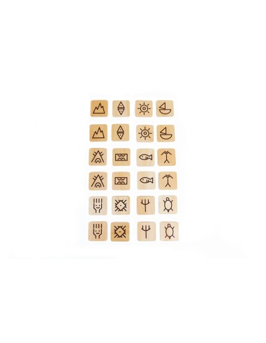 Juego de memoria con dibujos ancestrales