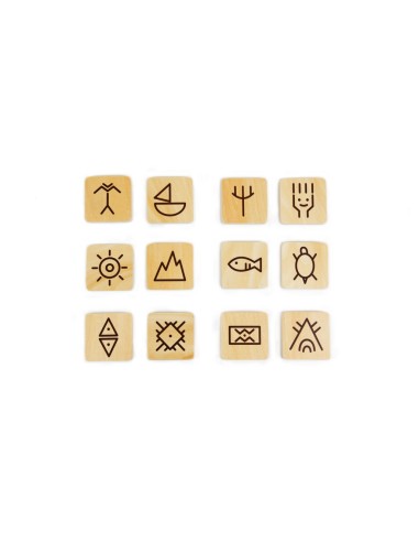 Juego de memoria con dibujos ancestrales