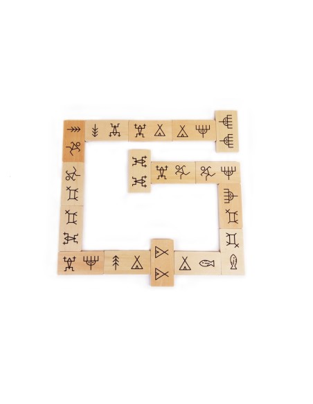 Dominó amb dibuixos ancestrals