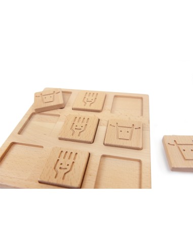 3 en raya con dibujos ancestrales