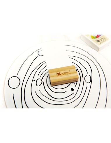 Pissarra circular de doble cara