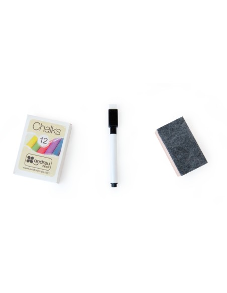 Pissarra circular de doble cara