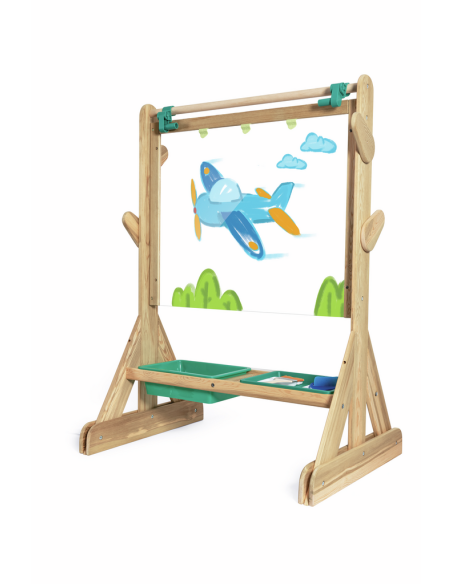 Pissarra de fusta d'exterior