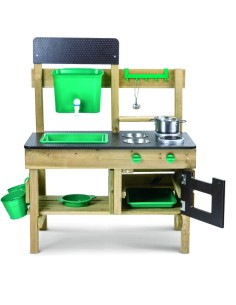 Cocina de exterior de madera