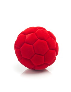 Pelota de caucho natural 10 cm 2