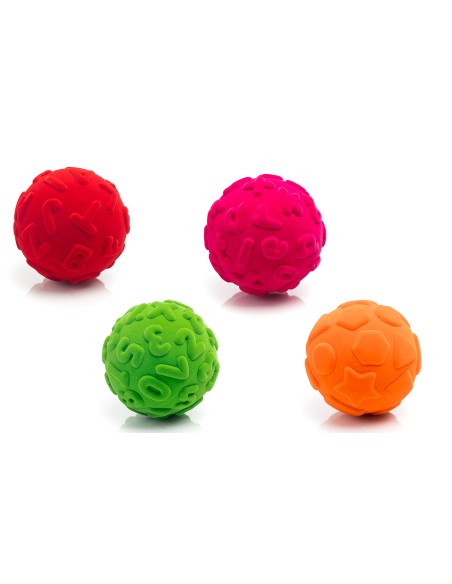 Pelota educativa de caucho natural 10 cm