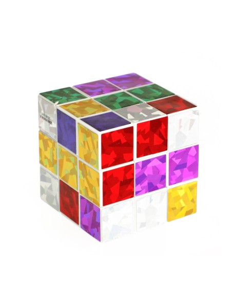 Cubo de rubik con purpurina