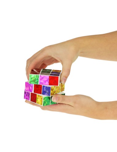 Cub de rubik amb purpurina